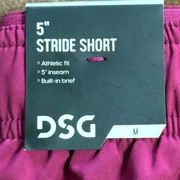 Dicks Sporting Goods Men’s 5” Stride Run Shorts Raspberry Sherbet  Size M  NWT - Picture 4 of 6